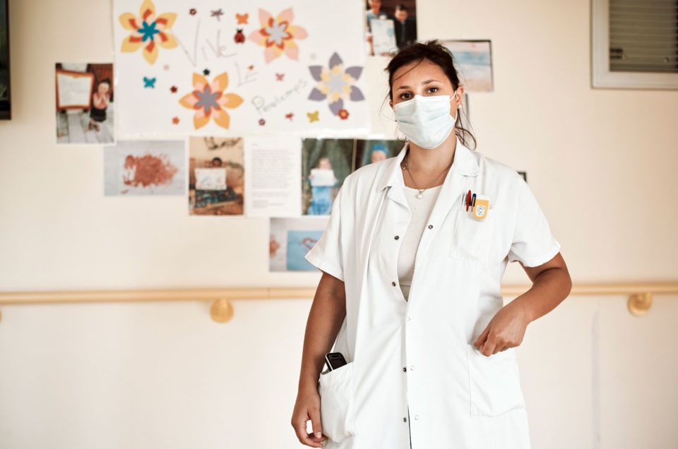 Portrait de Blandine Rousset, pour Le Monde