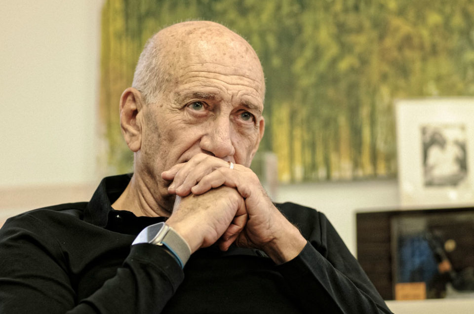 Portrait de l’ancien premier ministre israélien, Ehud Olmert